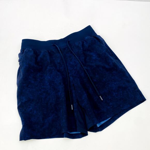 Lululemon blue athletic shorts - Picture 2 of 4